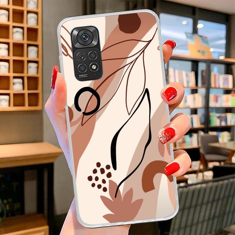 Abstract Women Face Line Cover Phone Case For Xiaomi Redmi Note 15 14 13 12 11 10 Pro Plus 14S 12S 11S 11T 11E 10S Soft Fundas S
