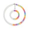 UV-Reaktives Dopamin-Farbwechselndes Halsketten- & Armband-Set mit zufälligen Farbwechseln
