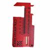 Vernier Caliper Card Keychain 3D Printing Measuring Tool Ruler
