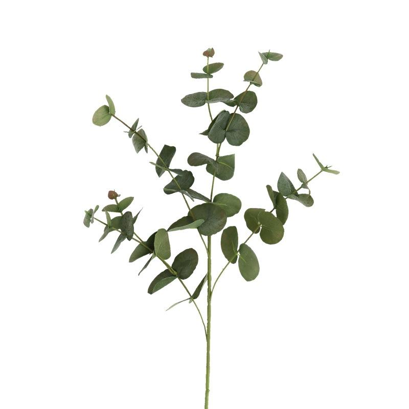 

4pcs Artificial Eucalyptus Money Tree Leaves for Home Decor - Velvet Fabric Simulated Greenery Plants Bulk Discount 88cm