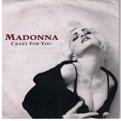 7inch Record MADONNA - Crazy For You W0008 Sire 1991 UK Dance & Electronica Used