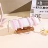 Solid Wood Bracelet Display Stand PU Leather Single Layer Watch Storage Rack Desktop Jewelry Display Stand Home