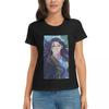 Damen T-Shirt Jinshi Anime Cool Die Tagebücher der Apothekerin Sommer Kurzarm T-Shirts Rundhals Baumwolle T-Shirts Kleidung Tops Streetwear