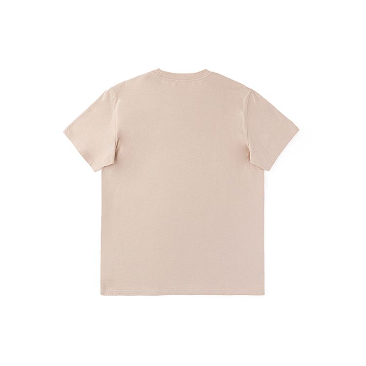 Standard Letter Print Round Neck Short Sleeve T-Shirt Casual Men Tops Off-White LMT0081114LE00F97W000