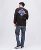 Avirex CROSSOVER BANDANA PATCH LONGSLEEVE Size T-SHIRT, Men's, M, 010, Black, 783-4230023