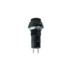 R18-25b Pushbutton Off-(we) Black 1a/125v