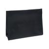 Matte Leather Black Triangle Makeup Bags Portable