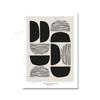 Minimalist Mid-Century Modern Geometric Art Line Poster and Print Canvas Pictures Wall Art Paintings for Living Room Home Decor
