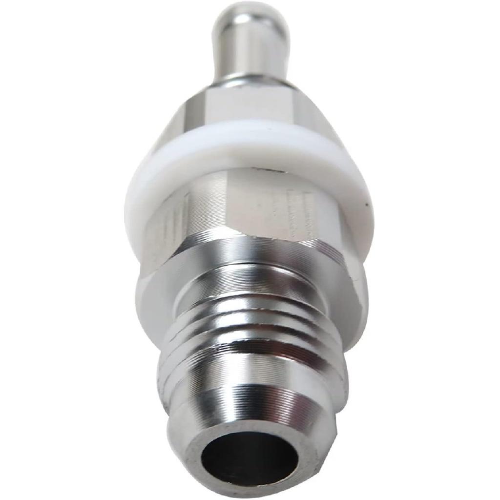 2 Pack -6AN Male Flare Bulkhead To 5/16 Hose Barb Fuel Tank Fitting 6An 6 AN