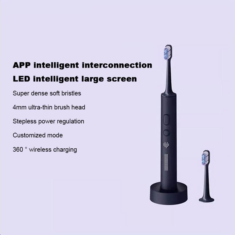 T700 Sonic Electric Oδοντόβουρτσα IPX7 LED Display Teeth Whitening Intelligent Ultrasonic Vibration Oral Cleaner Brush