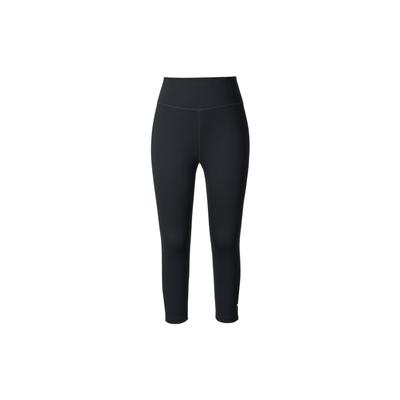 Solid High-Waisted Seven-Eighths Fitness Pants Women Bottoms Black DD0245-010