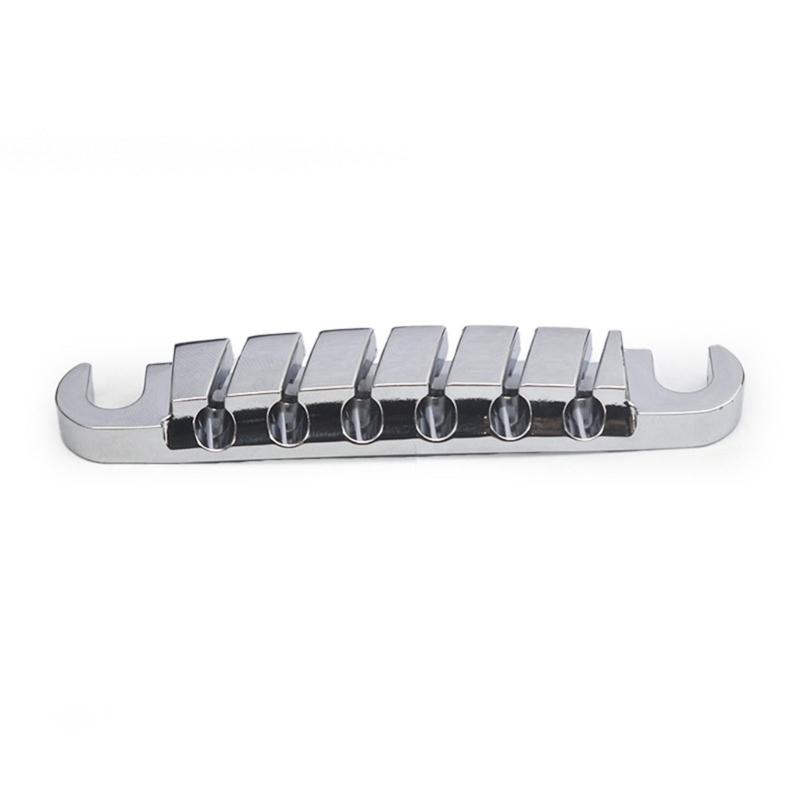 Zinc Alloy Split Guitar Bridge Playability Bridge Tailpiece Replacement Split Guitar Bridge Tailpiece Easy to Install
