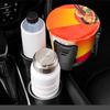 Multifunctional Car Cup Holder One To Two Double Layer Rotating Drinks Holder Vehicle Mounted Storage Rack