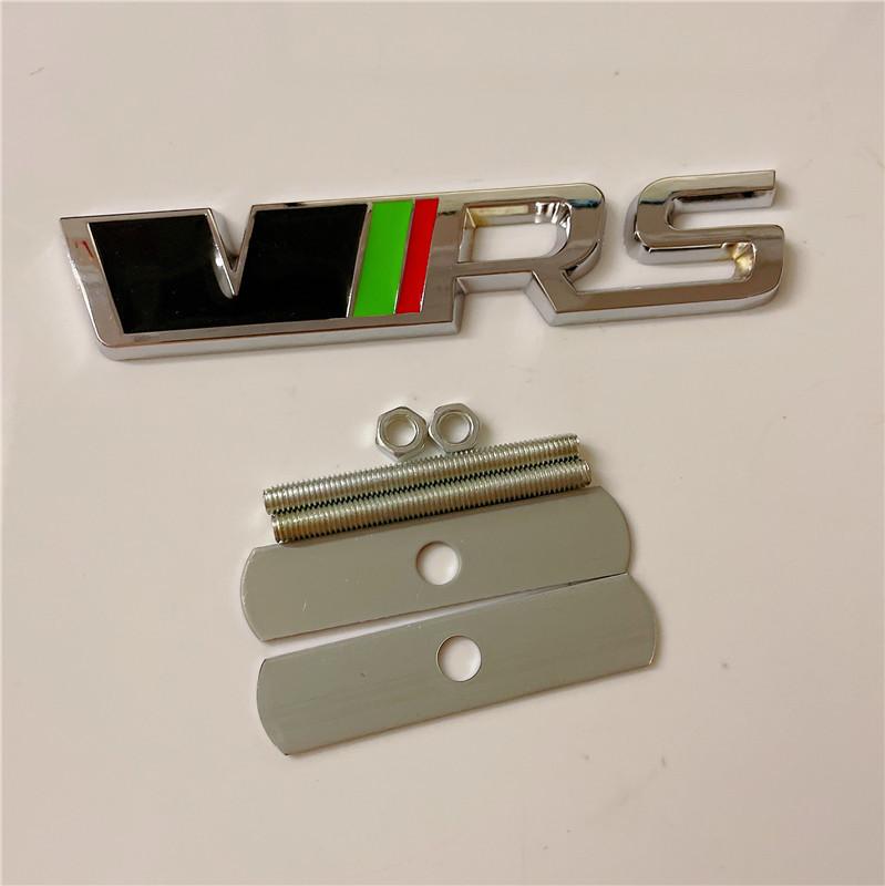 DCLR3 3D Metal Car Sticker Emblem Badge Decals Decoration for Skoda VRS Octavia 1 2 3 Rapid Kodiaq Karoq Fabia Kamiq Superb Accessory