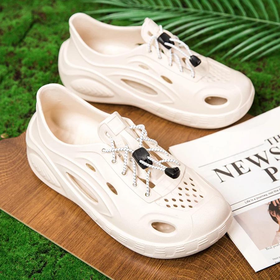 2025 New Men's Summer Solid-color Fashionable and Trendy Thick-soled Clogs for Outer Wear Mens Shoes Sandals Sandals Men
