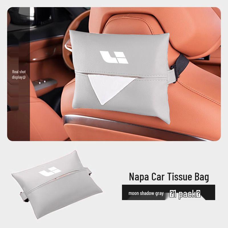 Compatible Tissue Box for Li Auto L6/L7/L8/L9 - Car Storage Accessory