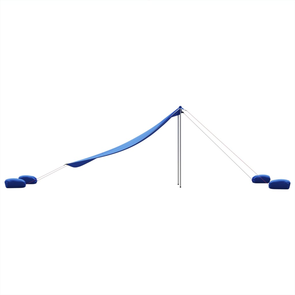 Kum Torbalı Plaj Gölge Çadırı Mavi 304 x 300 cm