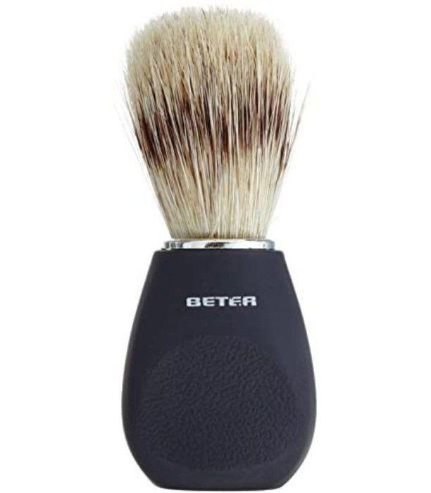 Štětka na holení - BETER - Černé dřevo - Mýdlo na holení - Holicí příslušenství