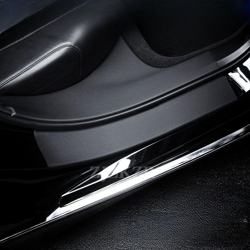 For Honda CR-V CRV 2012-2025 Car Door Sill Scuff Stickers Trunk Panel Guards Protector Trim Anti-scratch Exterior Parts Decor