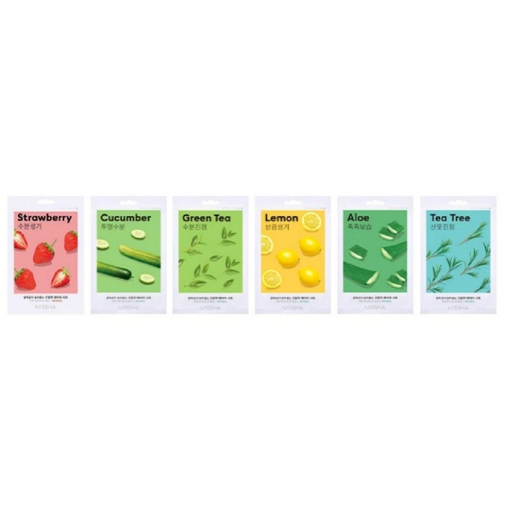 MISSHA Airy Fit Sheet Mask Aloe, 20pcs