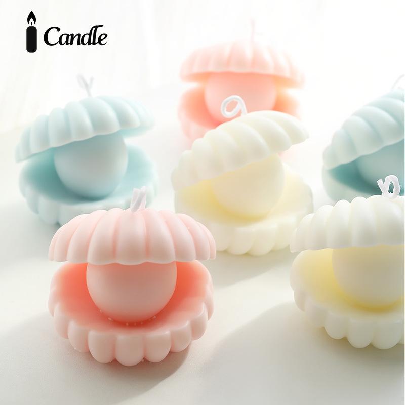 Pearl shell scented candle creative home fragrance ornament holiday gift souvenir scented candle