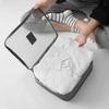 6pcs Packing   Luggage Bags   High quality Travel Travel Luggage Packing  s Set with Toiletry Bag Grey