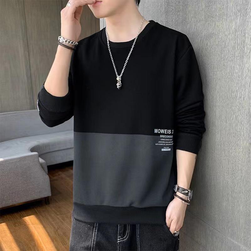 Men s Trendy Loose Fit Long Sleeve Korean Style Hoodie L