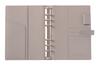 Franklin Planner Color Noblesse IV Binder, Compact, 20mm, Light Gray, 86642