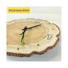 New product,Silent Vintage Wall Clock Wood Wall Clock, Kitchen Wall Clock, Retro Vintage Wall Clock for Home Living Room Kitchen 28x30cm