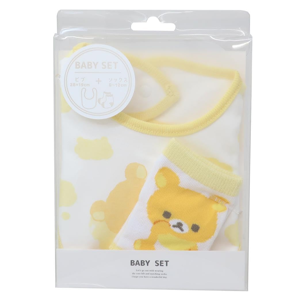 

Rilakkuma Baby Set Bib Baby Good Night [Маленькая планета] [Товары для детей] и носки/Rilakkuma San-X