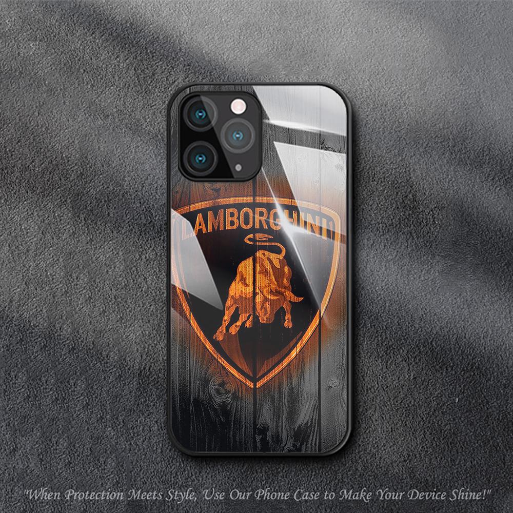Lamborghinis Luxury Car Case For iPhone Samsung Galaxy Redmi Note S 17 16 15 14 13 20 24 25 54 Pro Max Ultra Fe Air Tempered Glass Cover