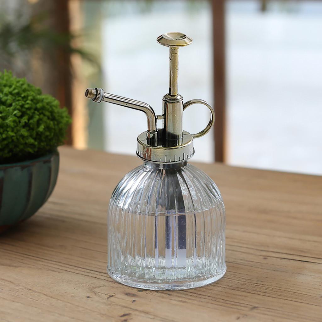 High Quality 7oz Retro Glass Plant Flowers Spray Bottle Hand Washing Bottle