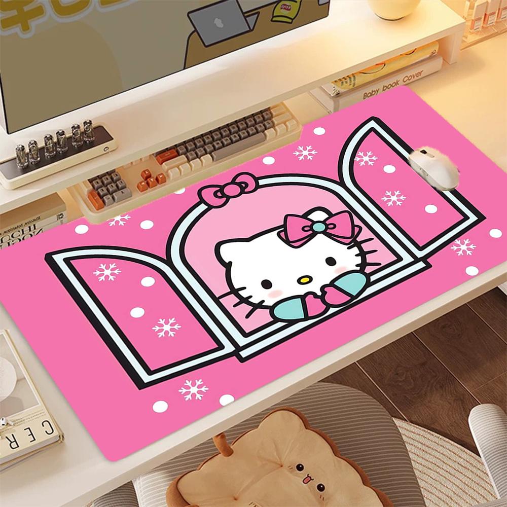 1Pc Hello Kitty Cute Chicks Garden Print Mouse Pad 2Mm Thick Rubber Base Perfect Bedroomofficegame Room Ideal Gift Computer Keyboard Enthusiasts Print