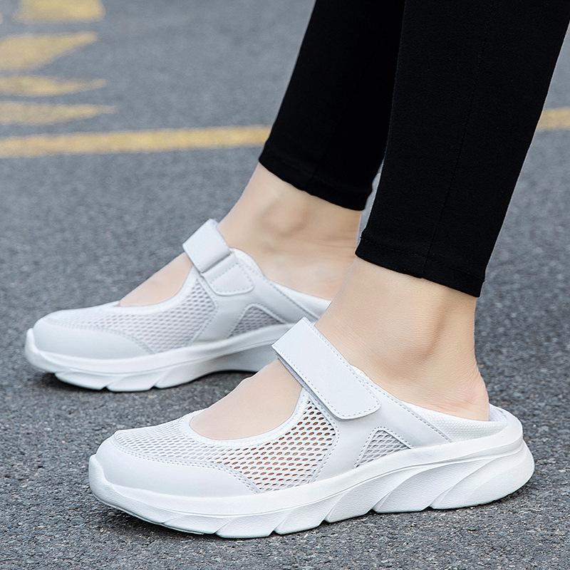 Large size female mother shoes, light elderly shoes, shallow mouth middle-aged and elderly walking shoes, soft-soled grandma shoes