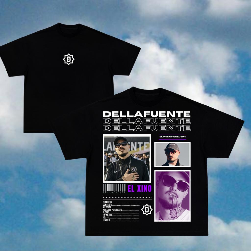 Street Hip Hop Men Women T-shirts Dellafuente Print T-shirt Casual Overszied Y2k Summer Clothes Short Sleeve High Quality Top