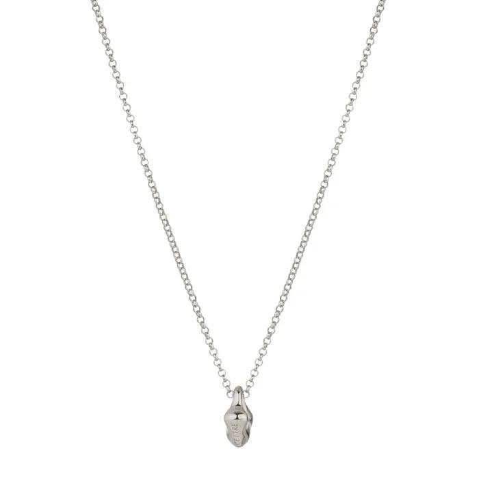 Heart bag necklacesilver