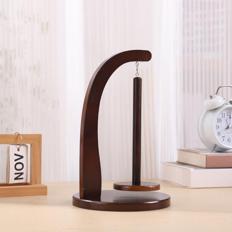 Yarn Holder Spinner Wooden Yarn Ball Holder Rotatable Yarn Twirling Holder Stable Knitting Ball Stand Decorative For Crochet