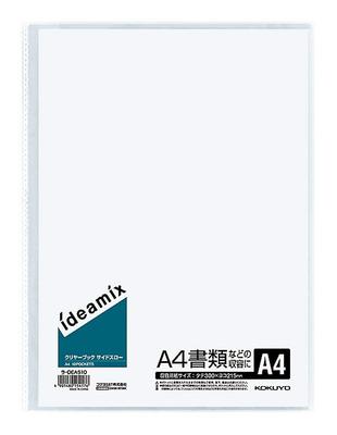 KOKUYO Clear Book Fixed Throw Ideamix A4 10 Pockets Purchase Set of 10 Type/Side La-DEAS10 [Bulk Books]