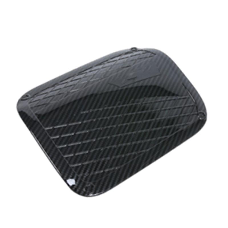 ABS Carbon Fiber Fuel Tank Cover Door Gas Filler Cover Replacement for Toyota Camry 2018