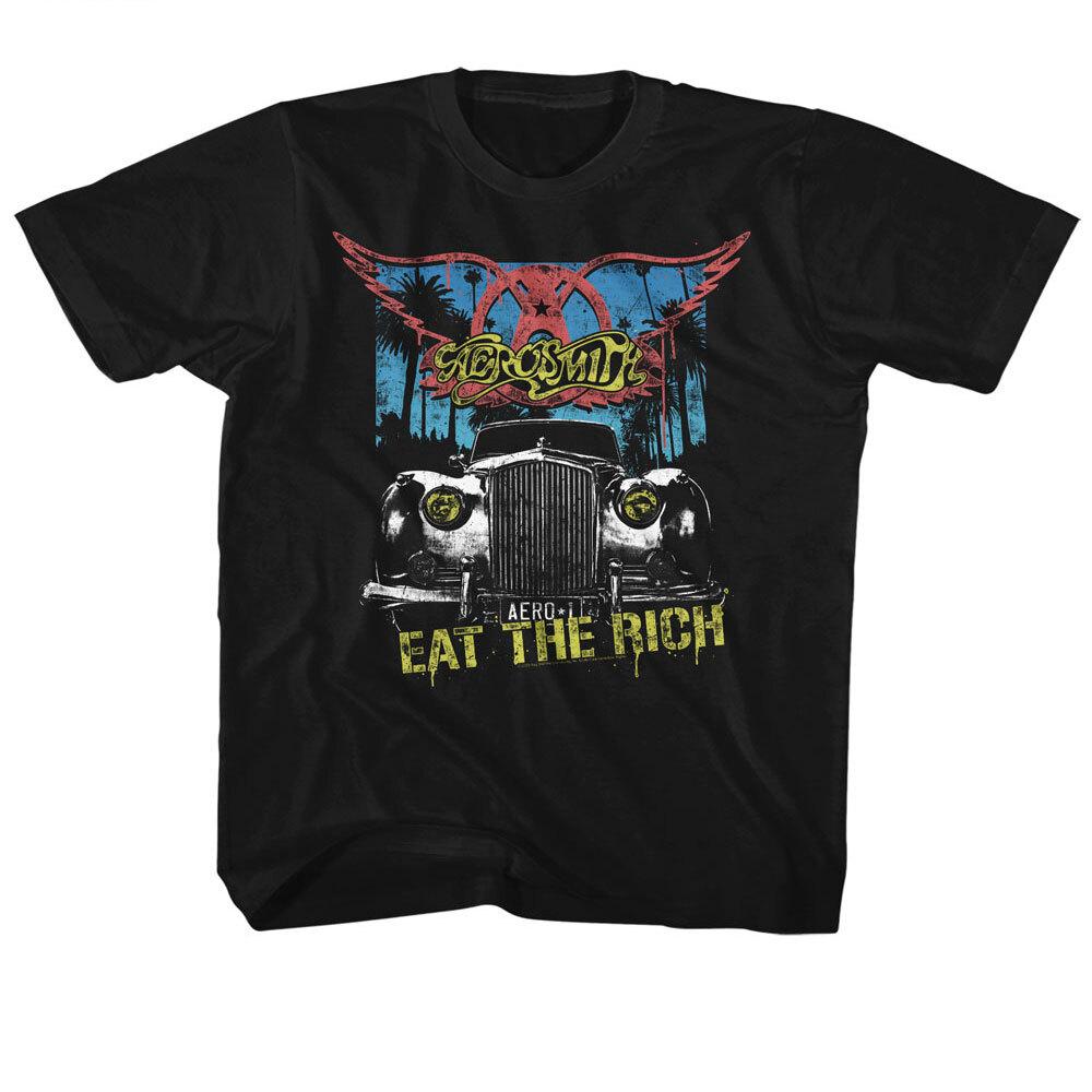 Aerosmith Eat The Rich Youth T Shirt Rock Band Music XXL