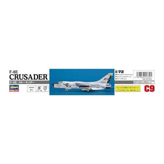 Hasegawa 1/72 US Navy/Marine Corps Carrier Fighter F-8E Crusader Plastic Model C9