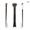 Professional Makeup Brush Set 2/3 Pcs Double-headed U-Shape Foundation Black Eyeshadow Contour Brushes Travel Cosmetic Kit