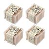 9 Pcs Wooden Journal Stamps Set, Cartoon Character Seals, Adorable Scrapbooking Supplies