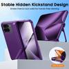 Magnetický obal pro Google Pixel 10 Pro Fold Phone s stojánkem, Kompatibilní s Magsafe, Ochrana pantu, Vestavěný duální skrytý stojánek, Ochrana obrazovky - Fialový