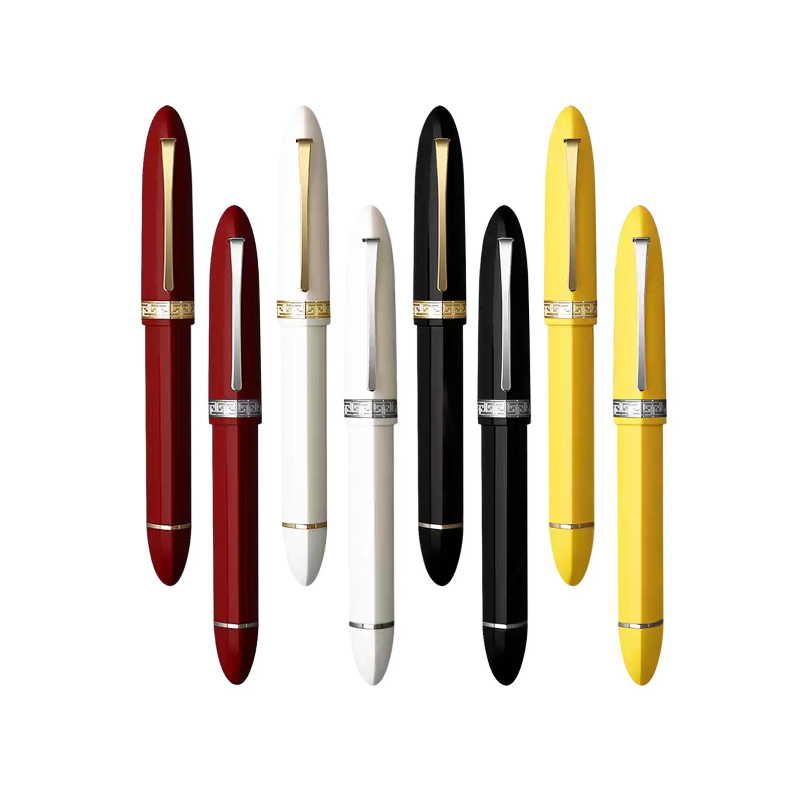 

Перьевая ручка Moonman V60 с треугольным поршнем – Корпус из смолы, перо EF/F – Чернильная ручка для школы, офиса и подарка EF белый