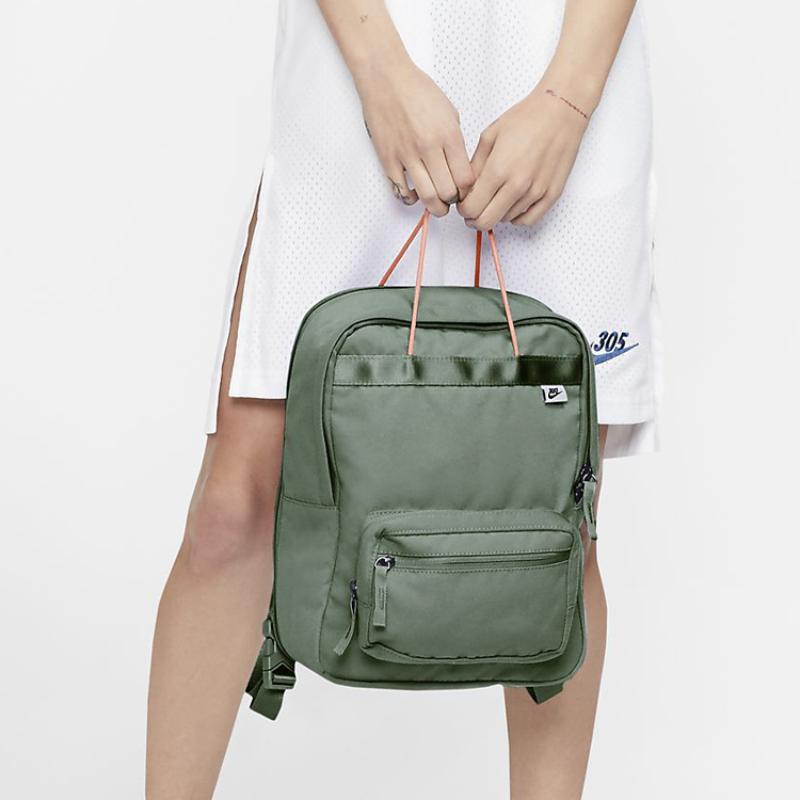 Nike Tanjun Polyester Handbag Backpack Regular Unisex Green Casual