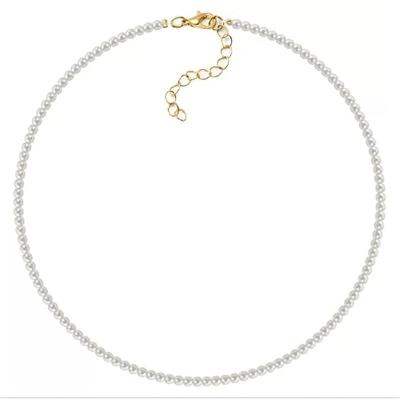 Ожерелье из натурального камня и бирюзовых бусин под жемчуг Bracelet 17cm