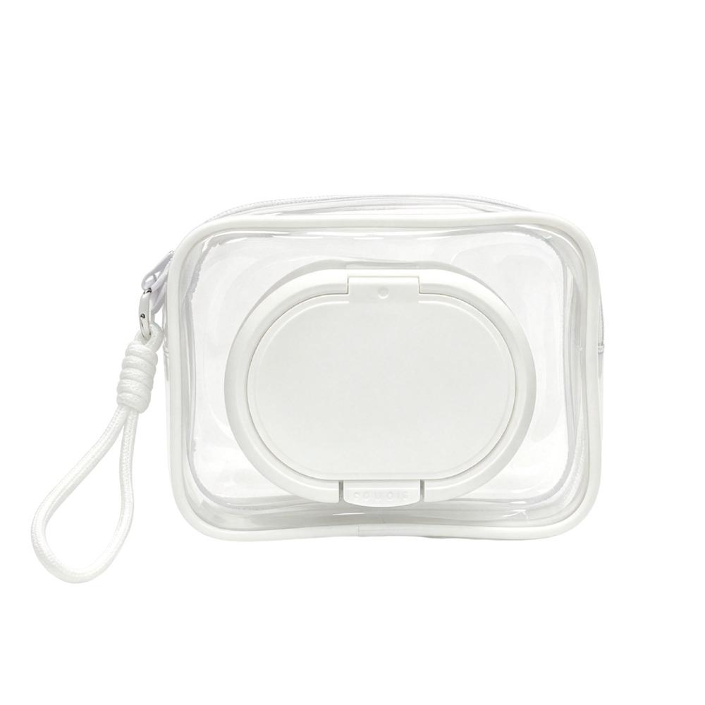 Tissue Organizer 2in1 Tissue Storage Bag Transparent Portable Napkin Storage Case PVC Dustproof Table Paper Container Daily Use