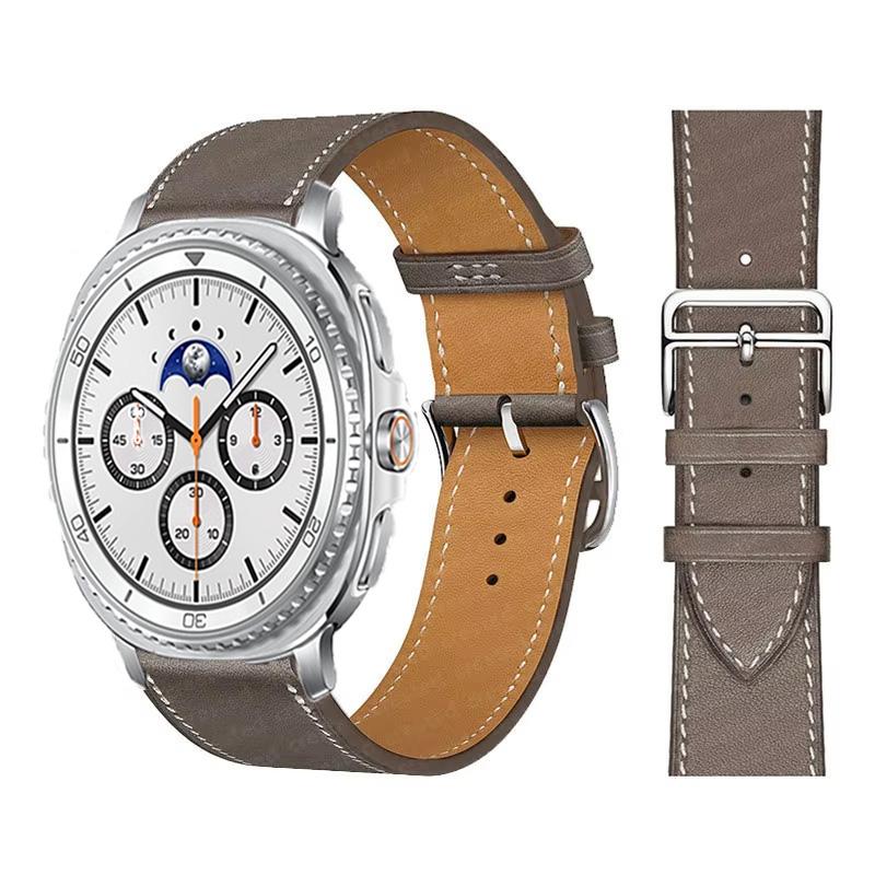 Band for Samsung Galaxy Watch 8/8 Classic/Ultra 2026 47mm 44mm 40mm 46mm Leather Wrist Belt Correa Bracelet Galaxy watch 8 Strap