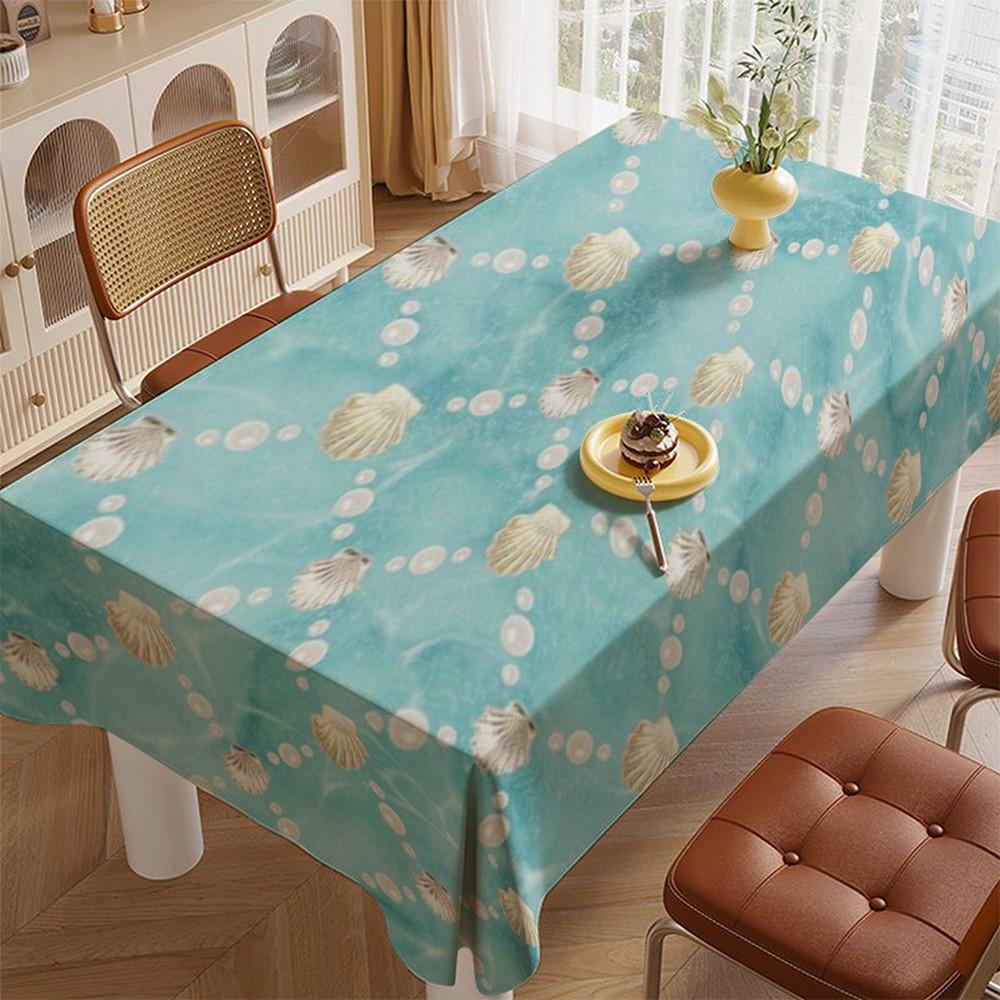 Ozean-Thema Tischdecke, Küchentischdecke für Restaurant, Wohnzimmer, Heimdekoration, Partydekoration